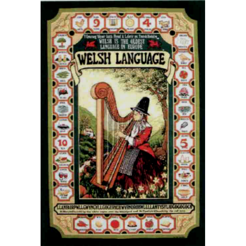 Welsh Langauge Tea Towel