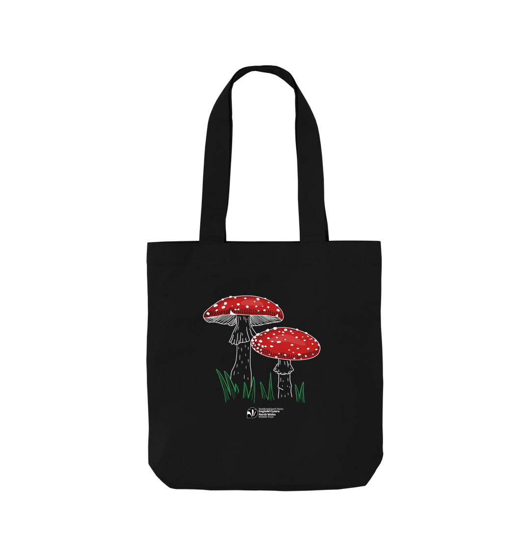 Black Printed Bag