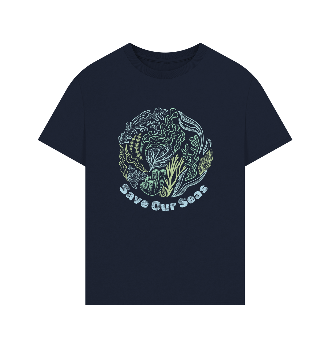 Navy Printed T-shirt