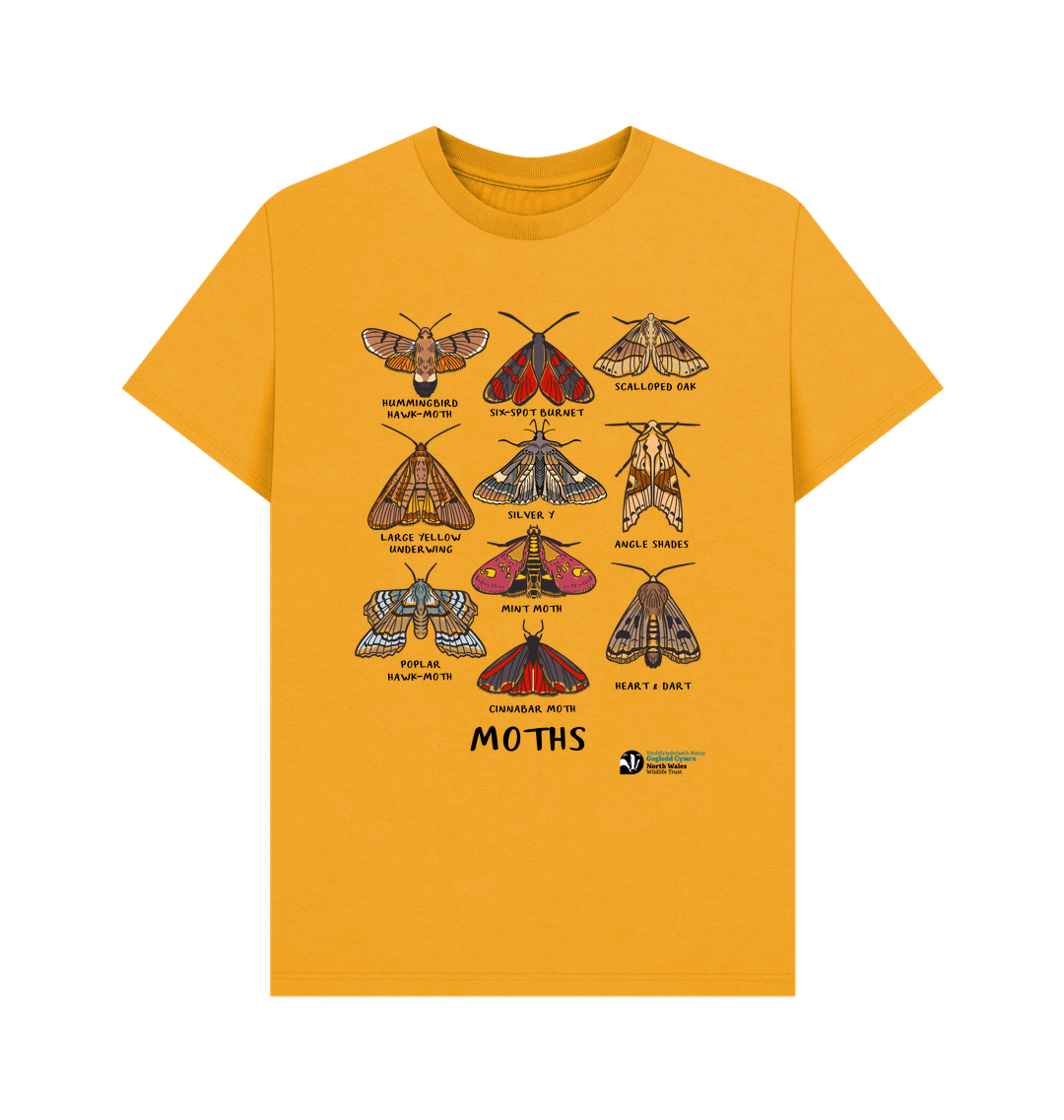 Mustard Printed T-shirt Front