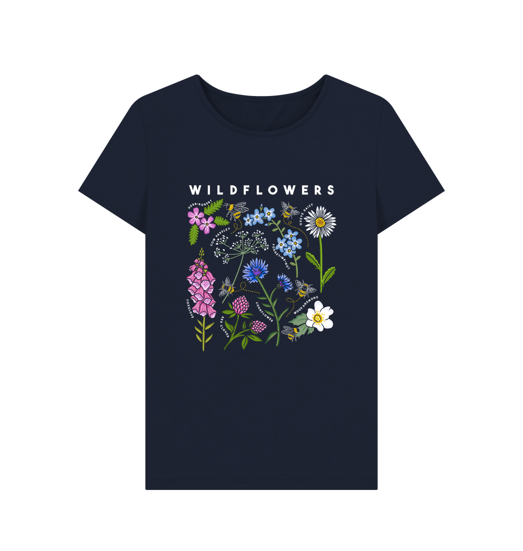 Navy Blue Printed T-shirt