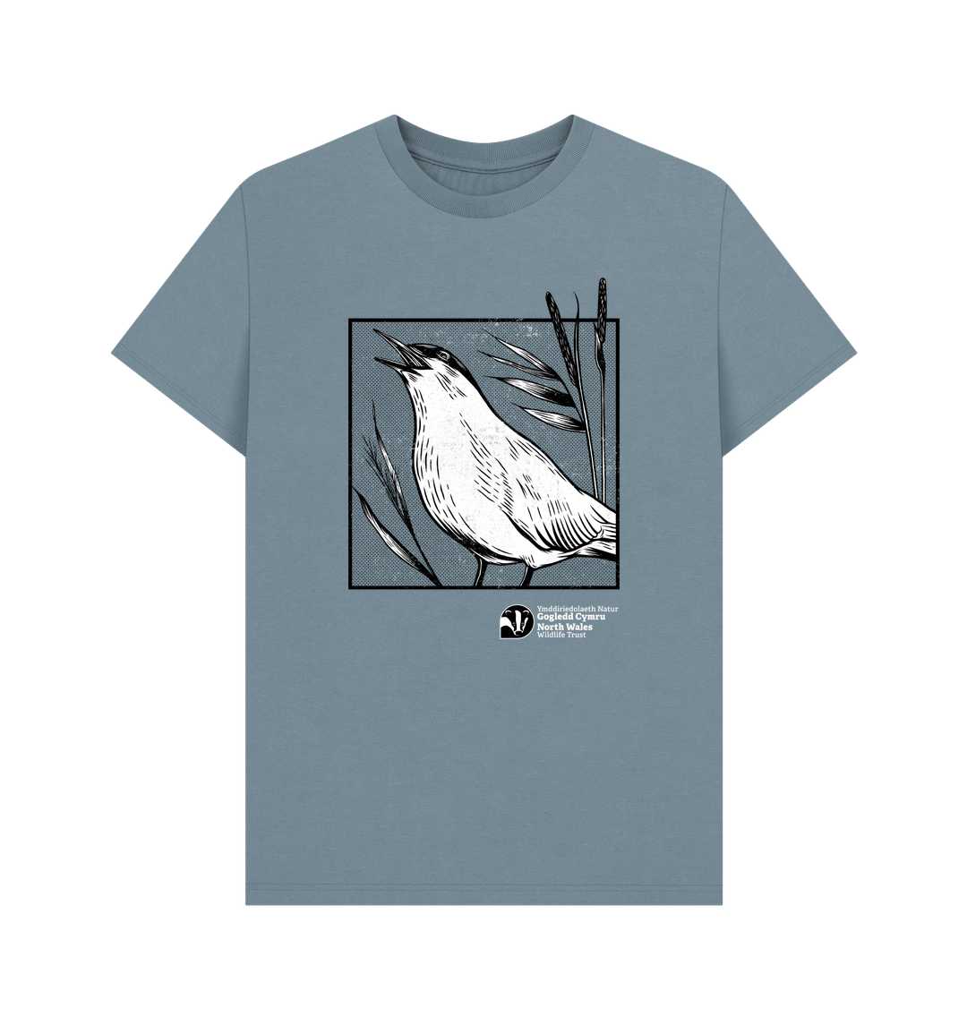 Stone Blue Printed T-shirt