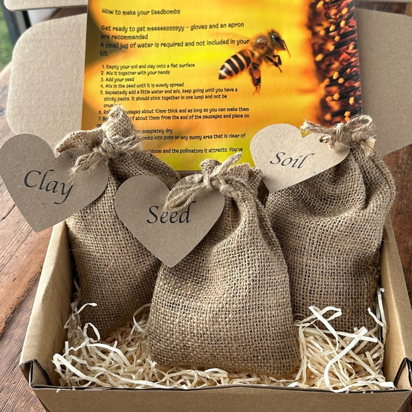 Beebomb seedball making kit