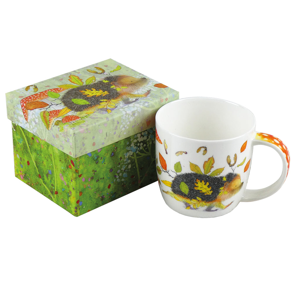 Emma Ball Hedgehog Bone China Mug with Gift Box