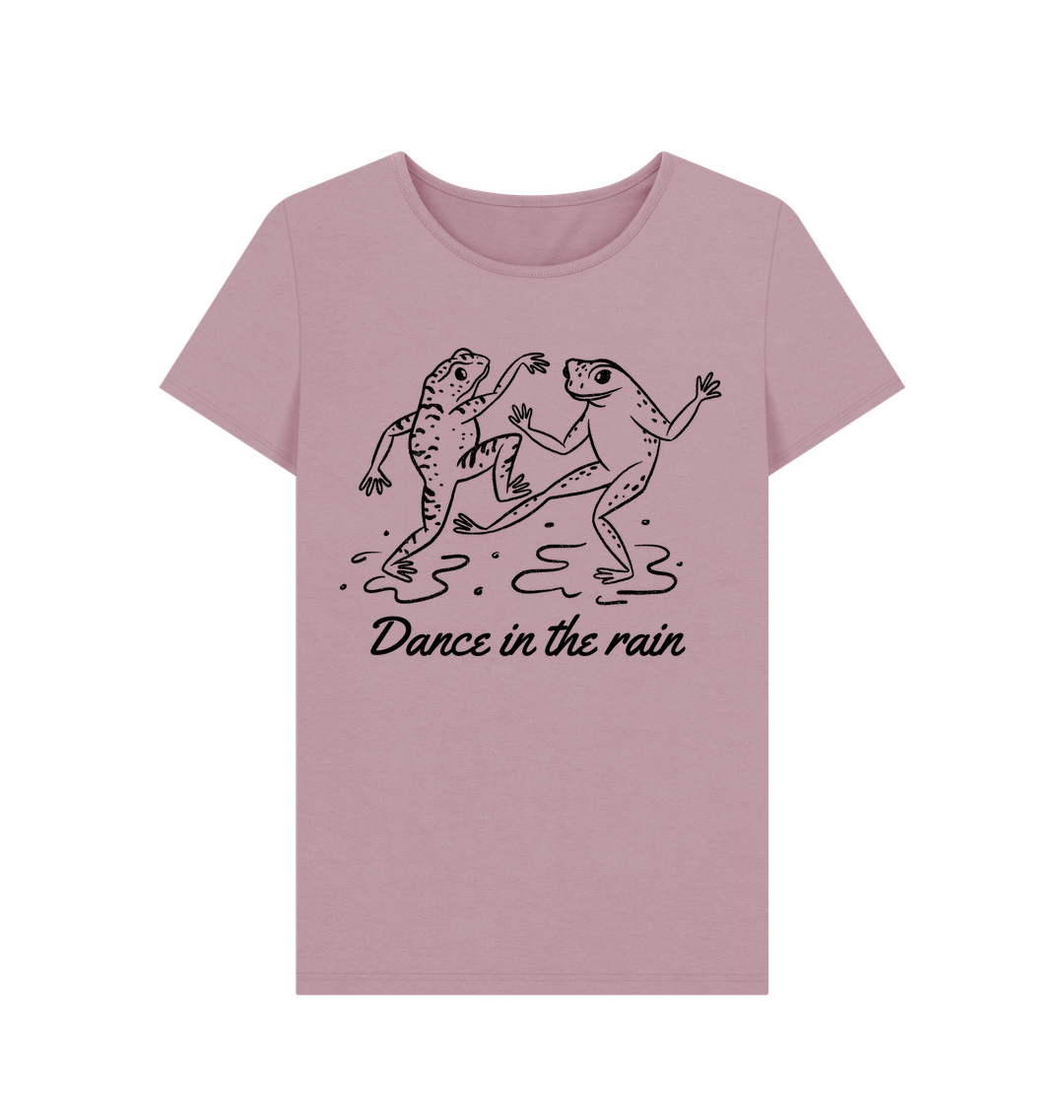 Mauve Printed T-shirt Front