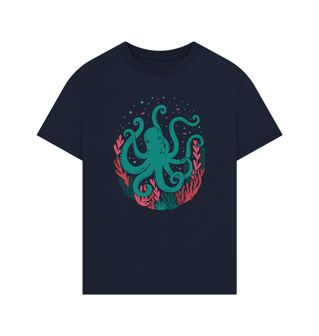 Navy Printed T-shirt