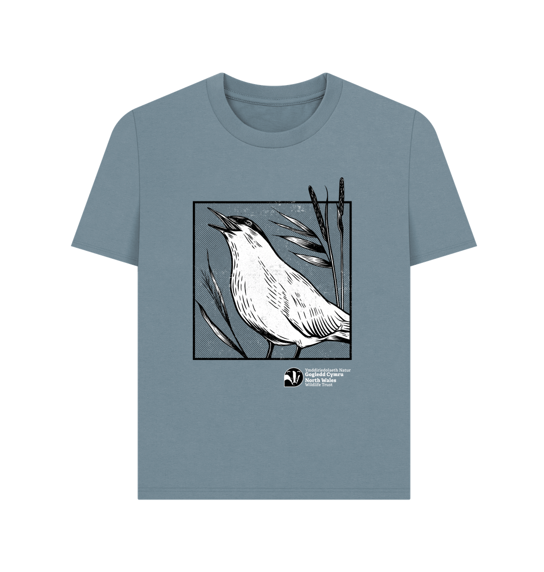 Stone Blue Printed T-shirt