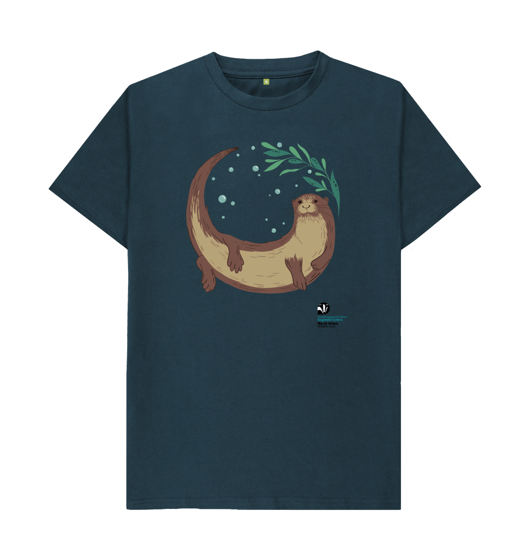 Denim Blue Printed T-shirt