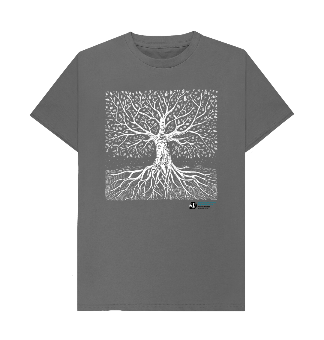 Slate Grey Printed T-shirt