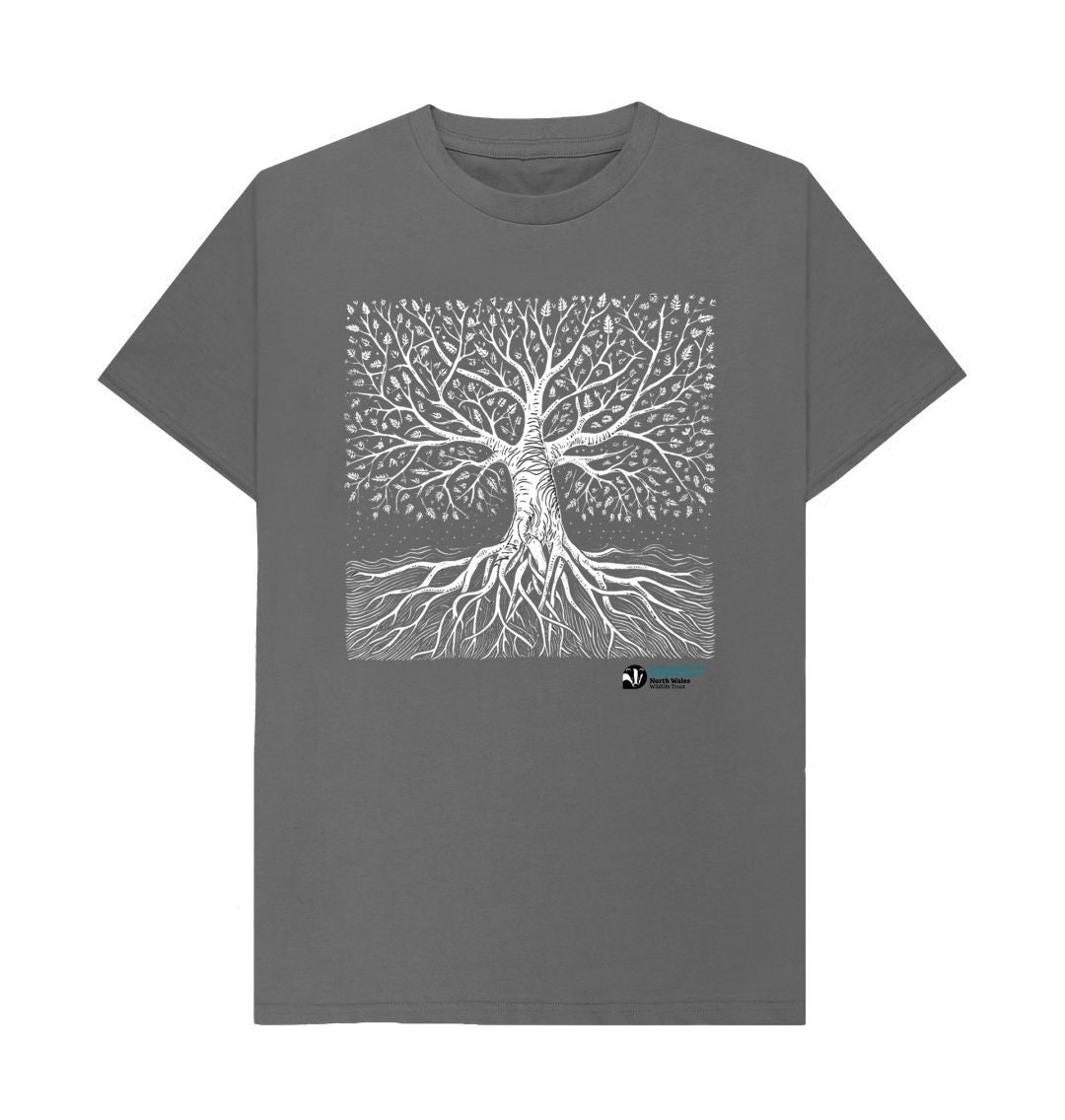 Slate Grey Tree T-shirt (Men)