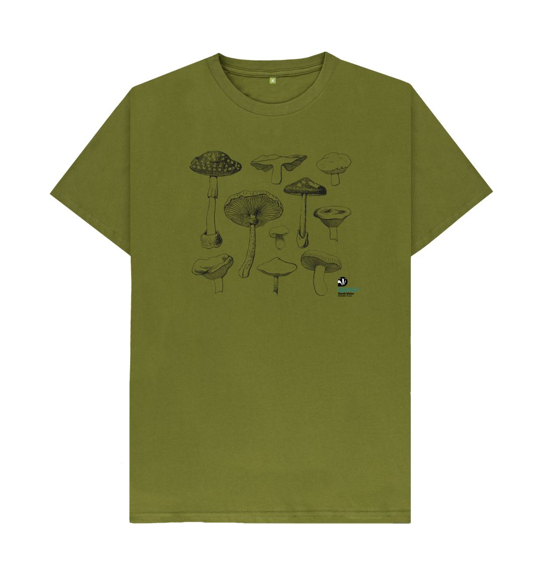 Moss Green Mushroom T-shirt (Men)