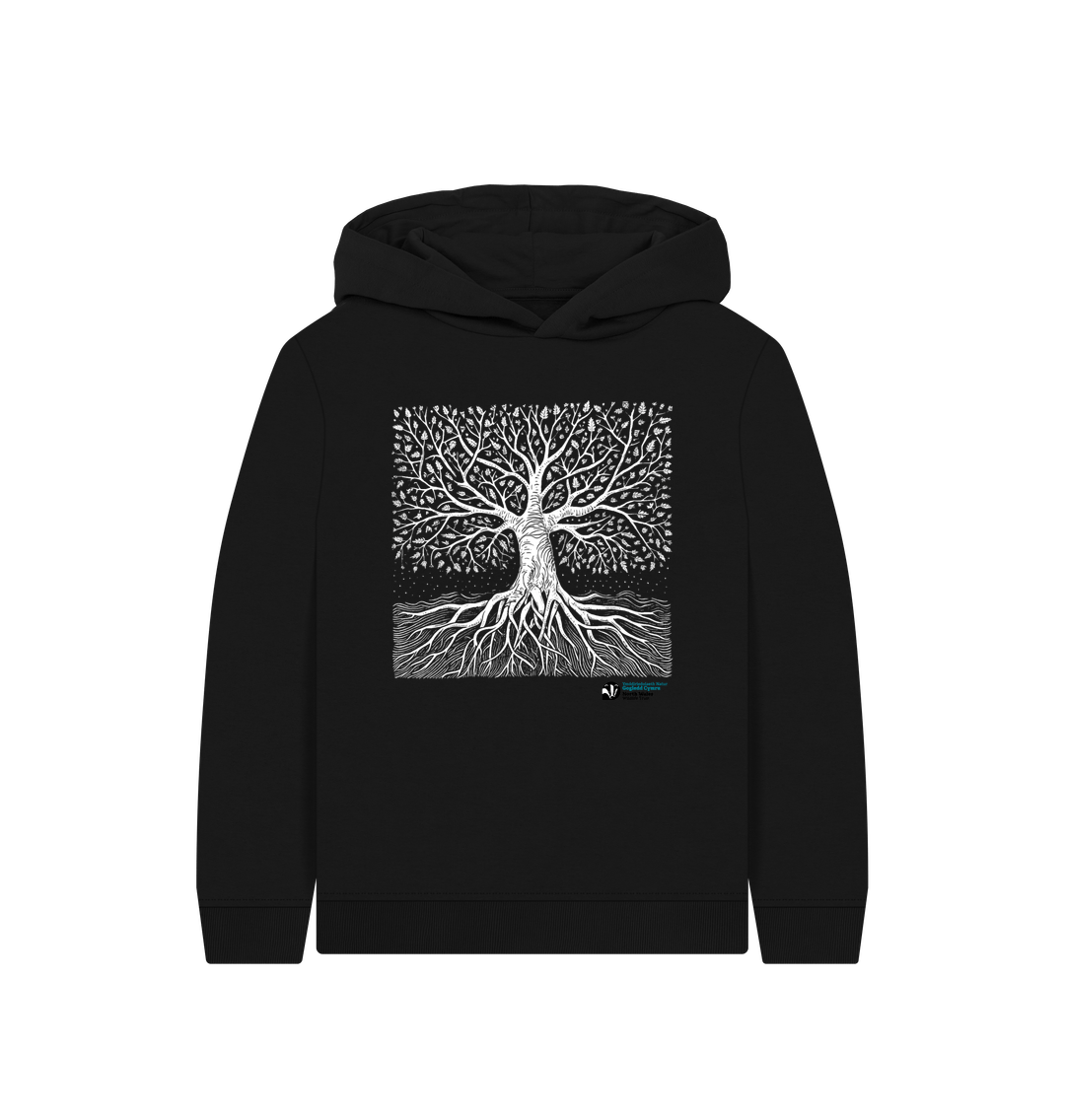 Black Tree Hoodie (Kids)