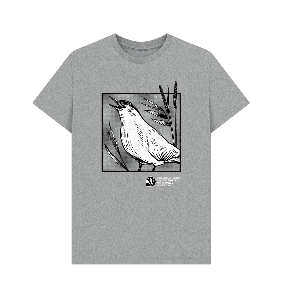 Athletic Grey Printed T-shirt