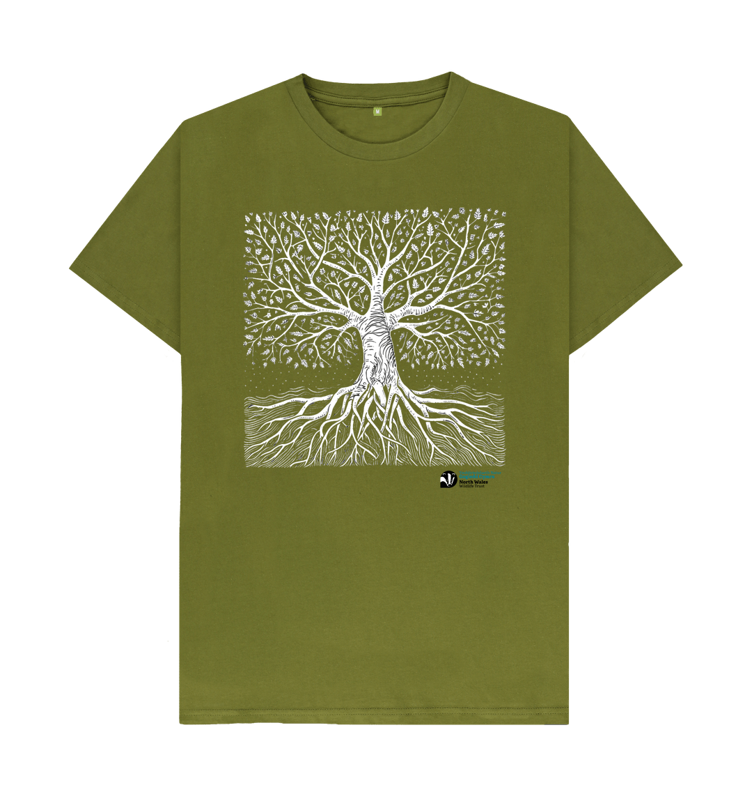 Moss Green Printed T-shirt