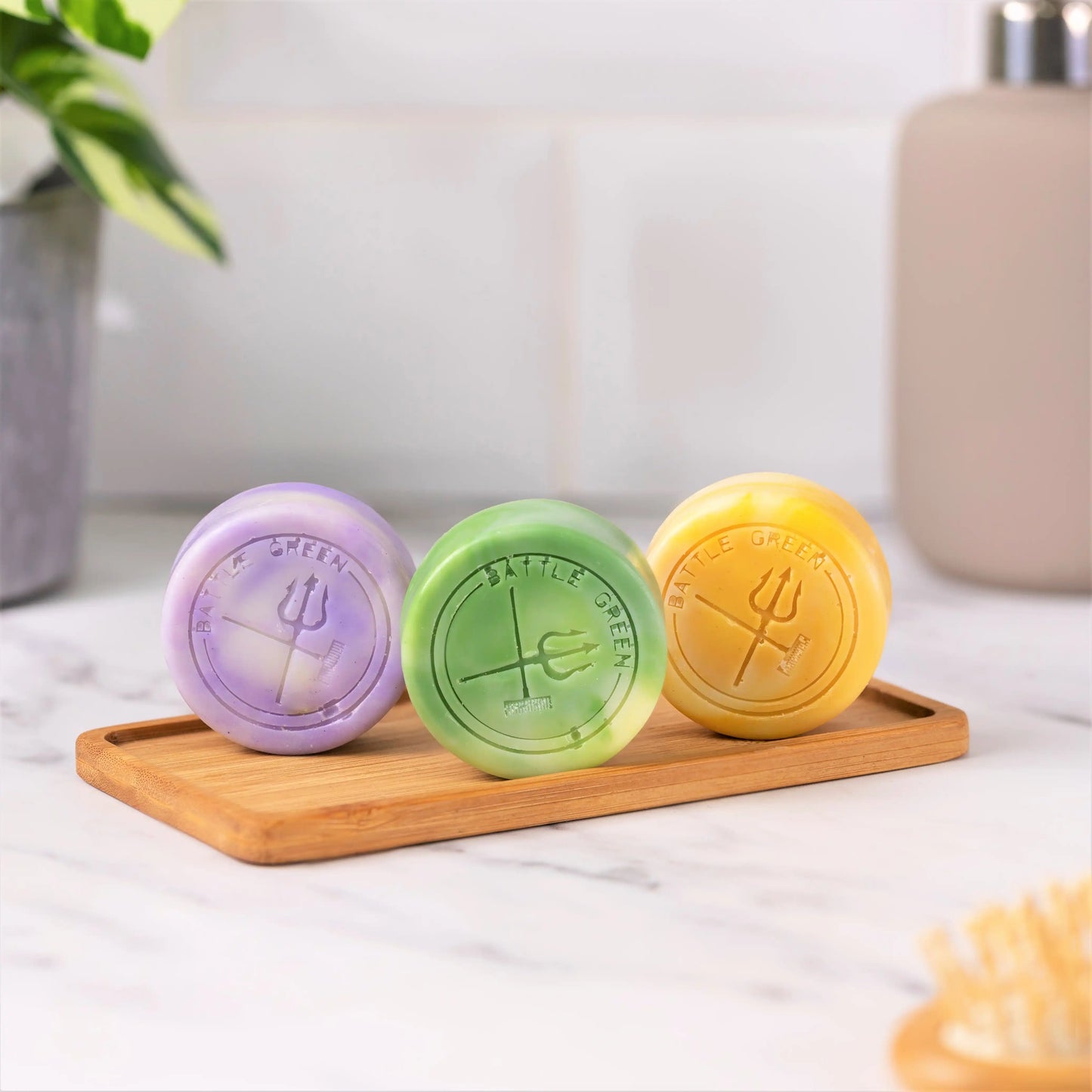 Battle Green - natural shampoo bar