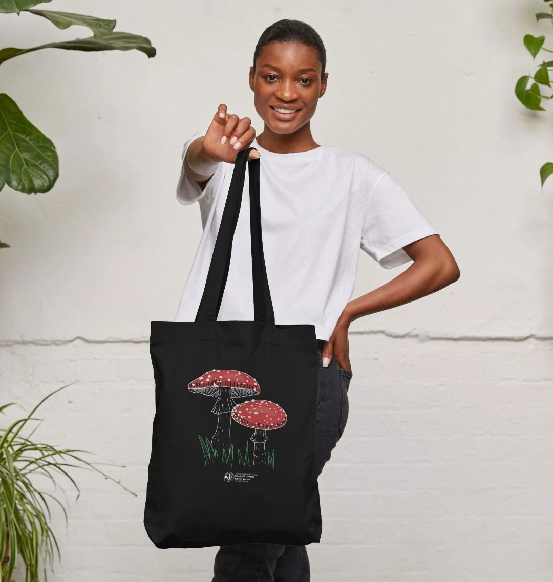 Toadstool tote bag