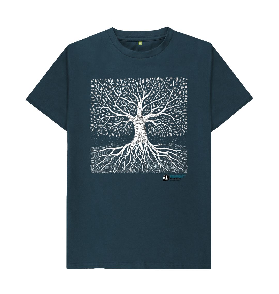 Denim Blue Tree T-shirt (Men)