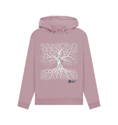 Mauve Women's Tree Hoodie