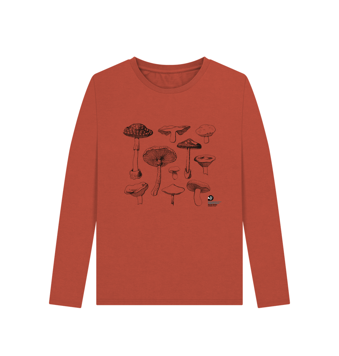 Rust Mushroom long-sleeved top (Women)