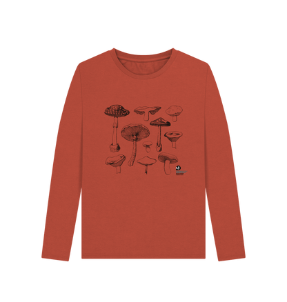 Rust Mushroom long-sleeved top (Women)