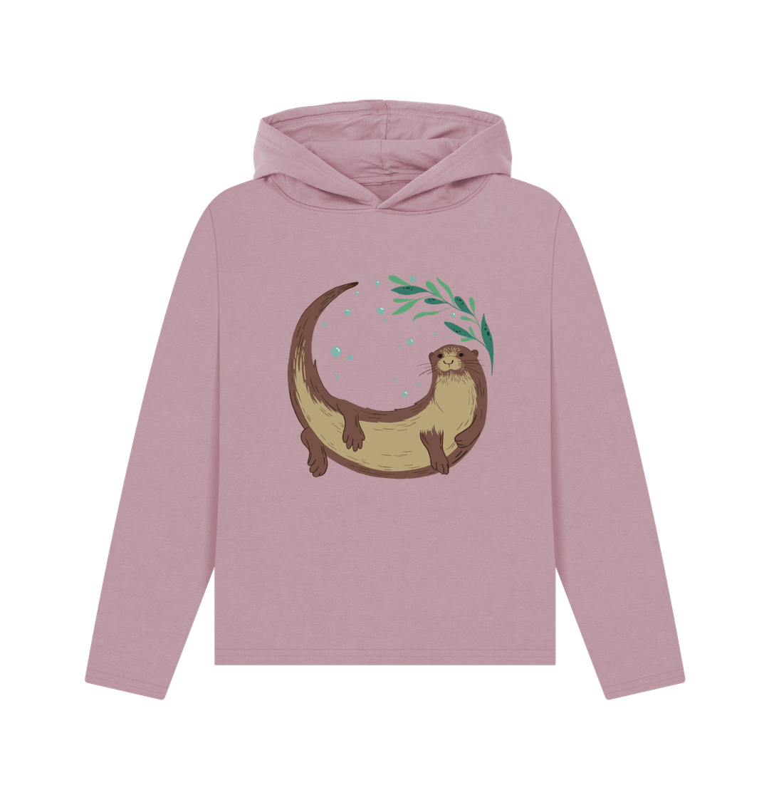 Mauve Printed Hoody
