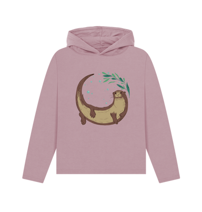 Mauve Printed Hoody