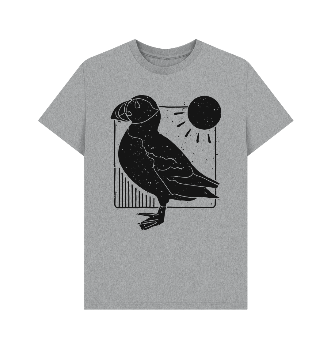 Athletic Grey Printed T-shirt Front