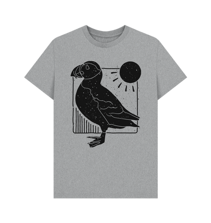 Athletic Grey Printed T-shirt Front