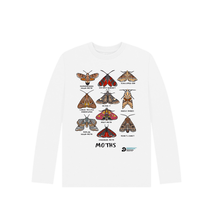 White Moths long-sleeved top (Kids)