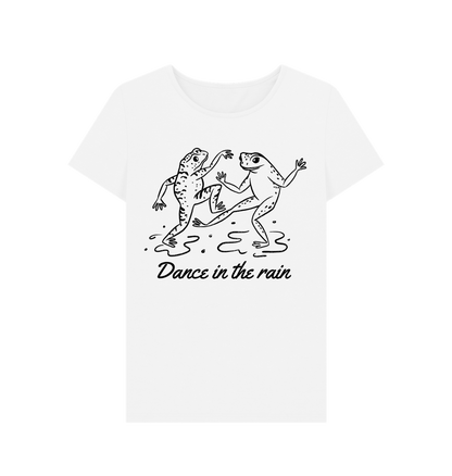 White Printed T-shirt Front