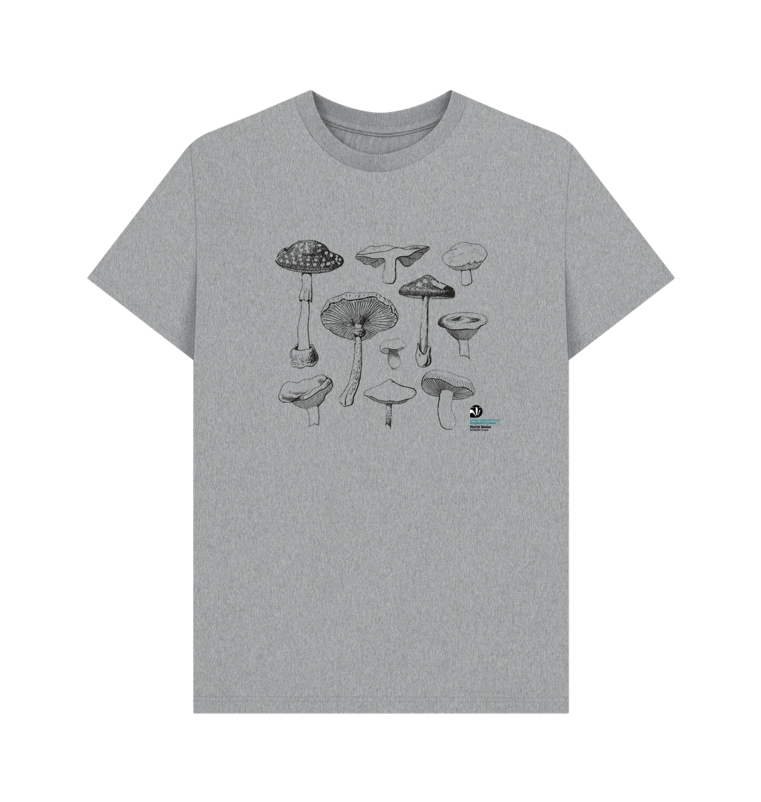 Athletic Grey Printed T-shirt Front