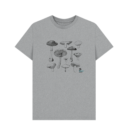 Athletic Grey Printed T-shirt Front