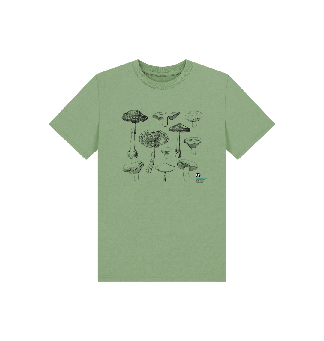 Sage Kids Mushroom Species T-Shirt