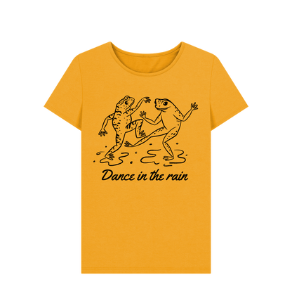 Mustard Printed T-shirt Front