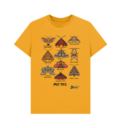 Mustard Printed T-shirt Front