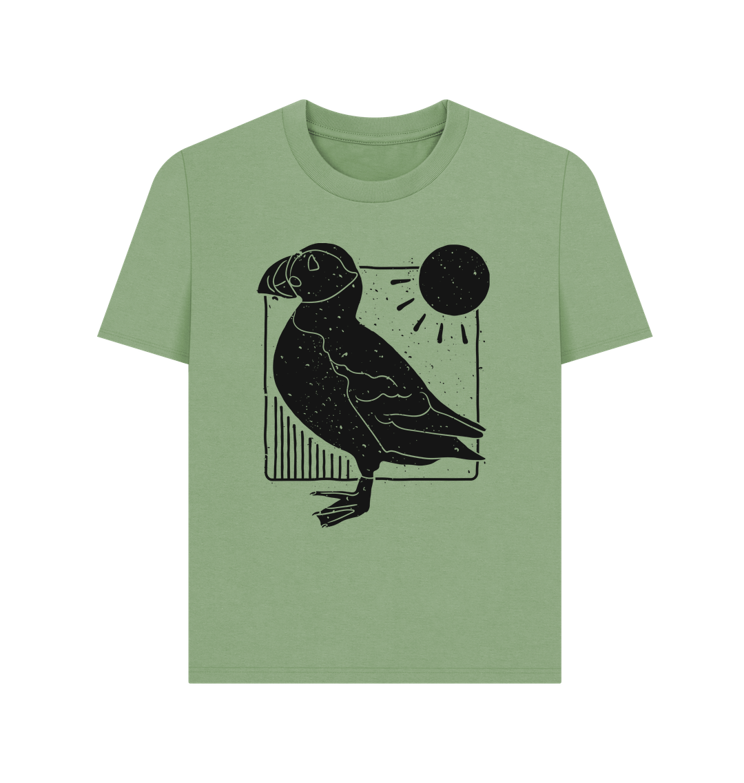 Sage Printed T-shirt Front
