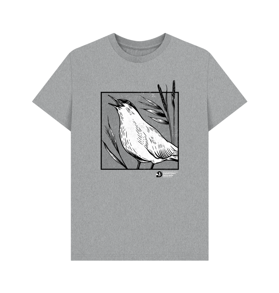 Athletic Grey Printed T-shirt Front