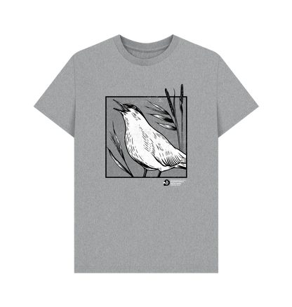 Athletic Grey Printed T-shirt Front