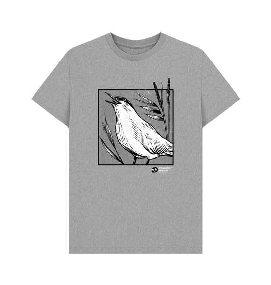 Athletic Grey Printed T-shirt Front