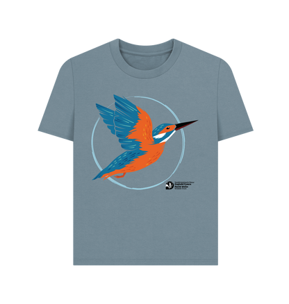 Stone Blue Printed T-shirt