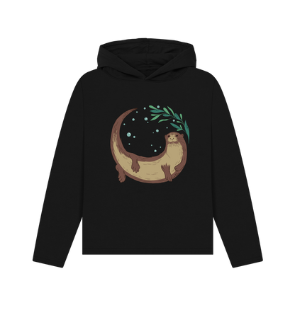 Black Printed Hoody
