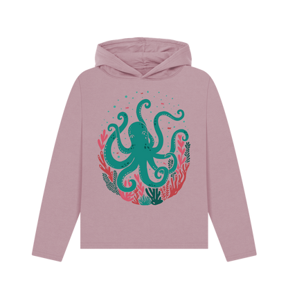 Mauve Printed Hoody