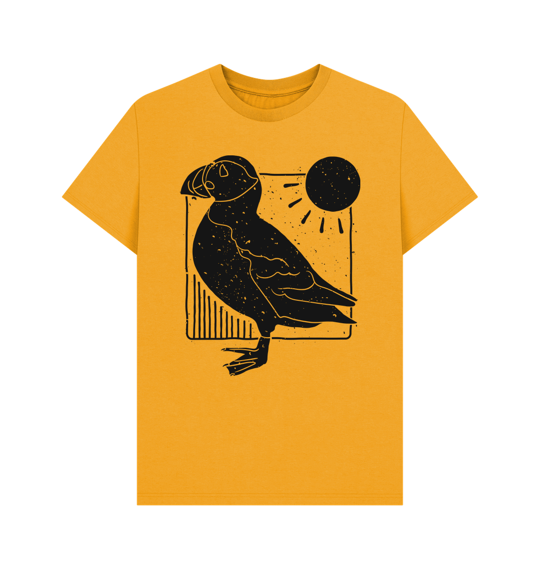 Mustard Printed T-shirt Front