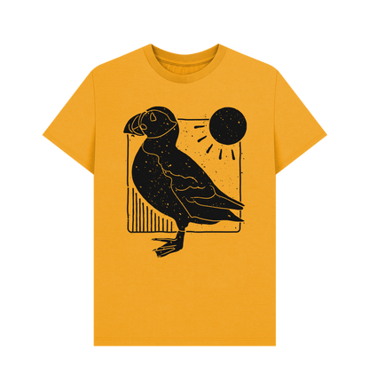 Mustard Printed T-shirt Front