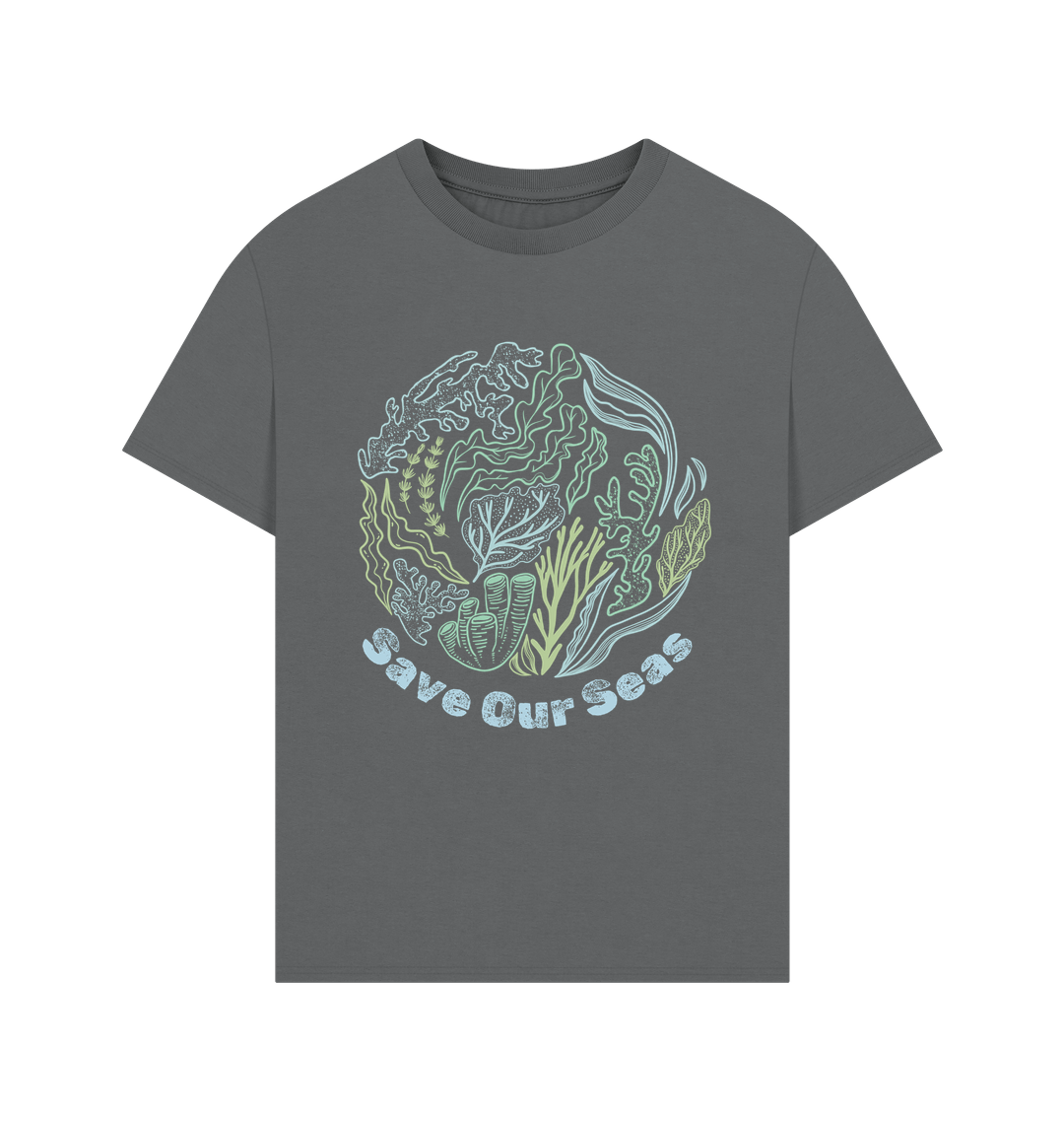 Slate Grey Printed T-shirt