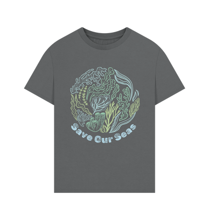Slate Grey Printed T-shirt