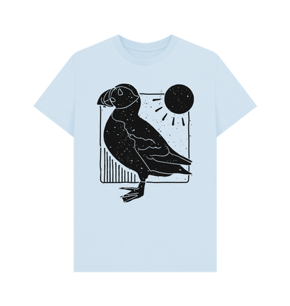 Sky Blue Printed T-shirt Front