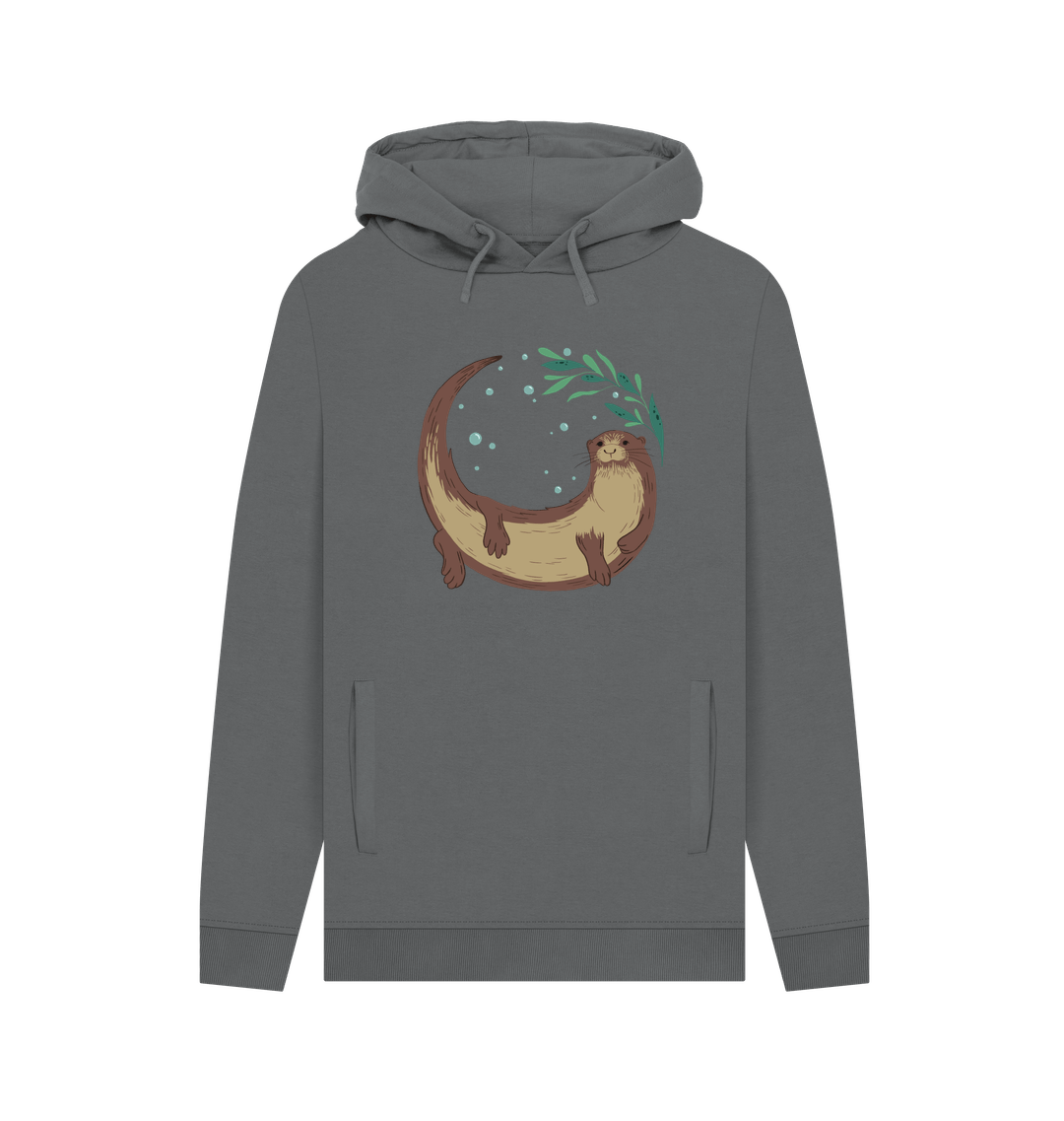 Slate Grey Printed Hoody
