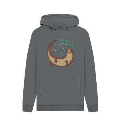 Slate Grey Printed Hoody