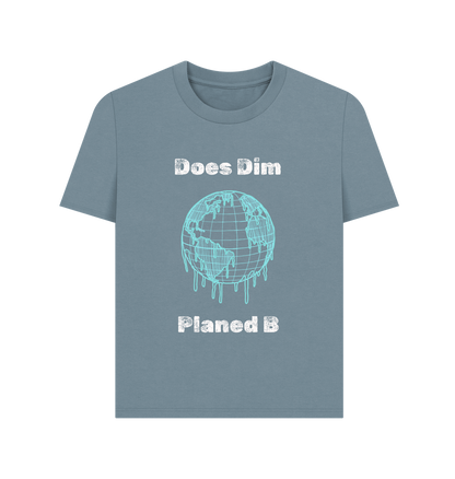 Stone Blue Printed T-shirt